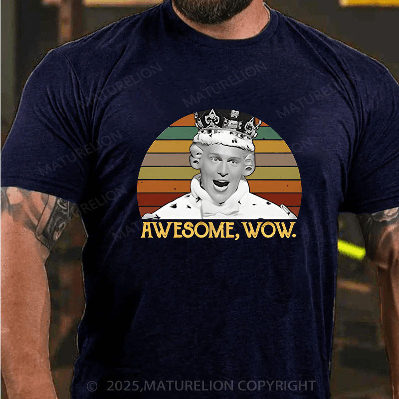 Maturelion Men's T-shirt King George III Hamilton Funny T-Shirt Cotton T-shirt