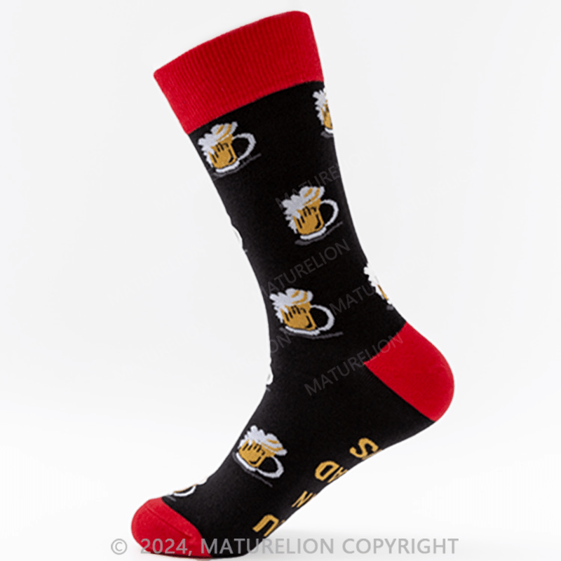 Maturelion Christmas Crew Socks