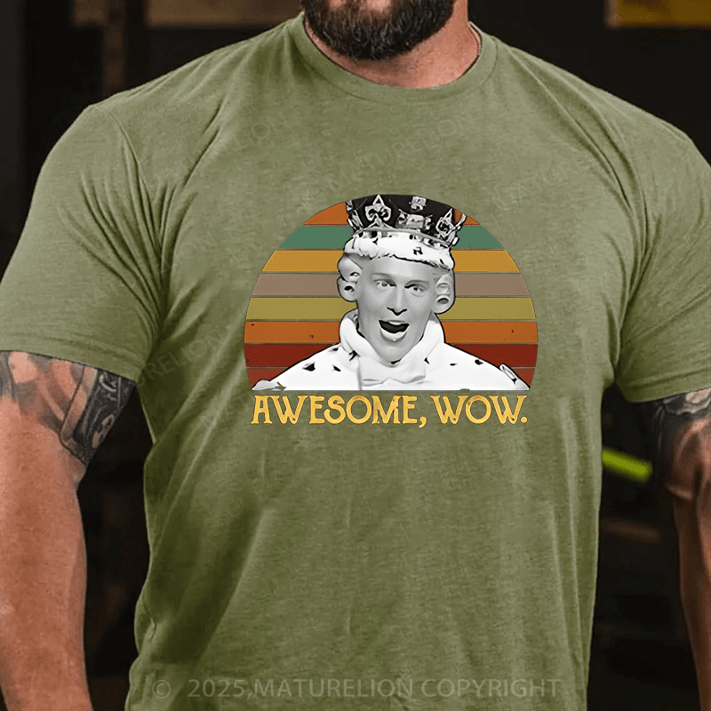 Maturelion Men's T-shirt King George III Hamilton Funny T-Shirt Cotton T-shirt