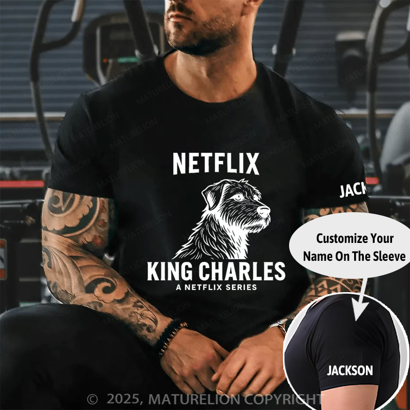 Maturelion Men's T-shirt KING CHARLES Cotton T-shirt