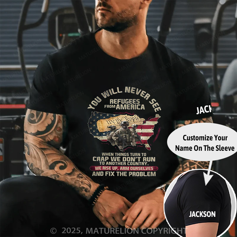 Maturelion Men's T-shirt Unisex Standard Cotton T-shirt