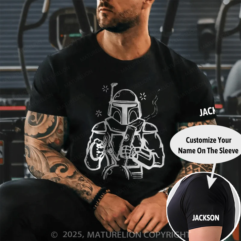 Maturelion Men's T-Shirt Vader Took A Sip Cotton T-Shirt