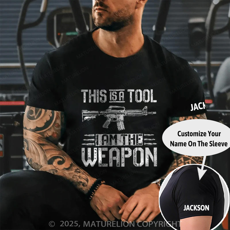Maturelion Men's T-shirt 2nd Amendment Cotton T-shirt
