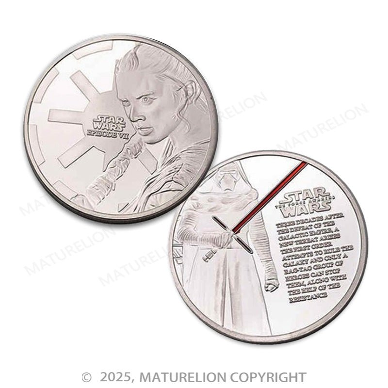 Maturelion Grogu's Gift - The Child Colorized Silver Medal