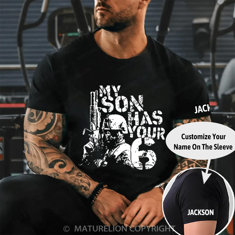 Maturelion Men's T-shirt Son 6 Cotton T-shirt