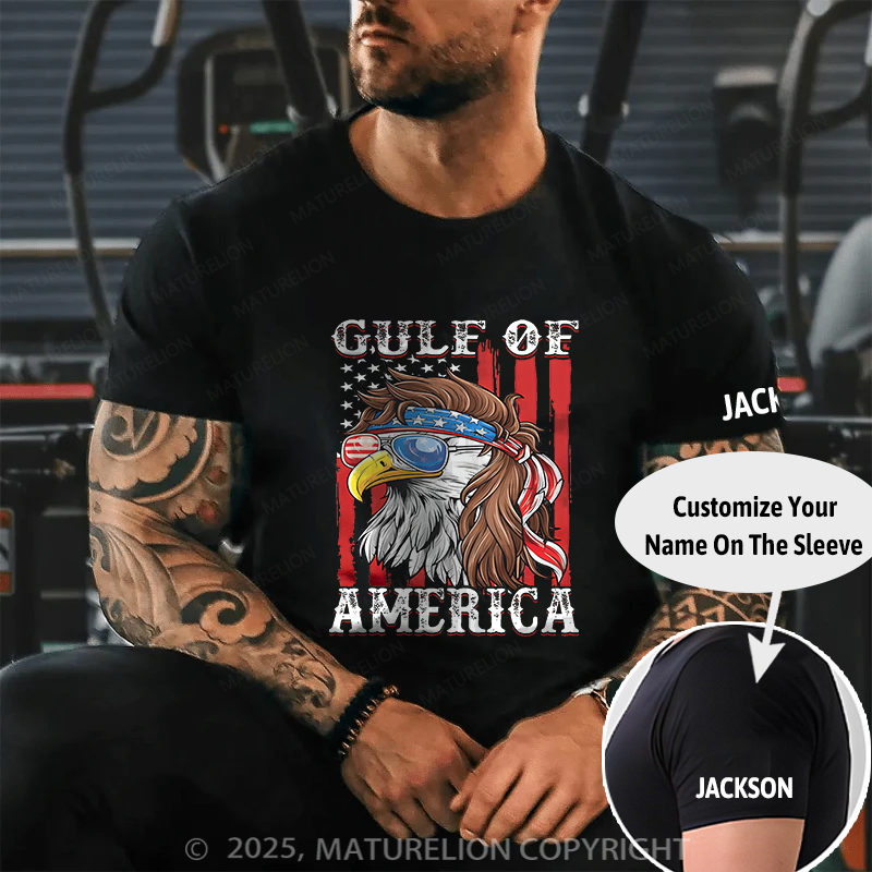 Maturelion Men's T-Shirt Gulf Of Us 4th Of July T-shirt