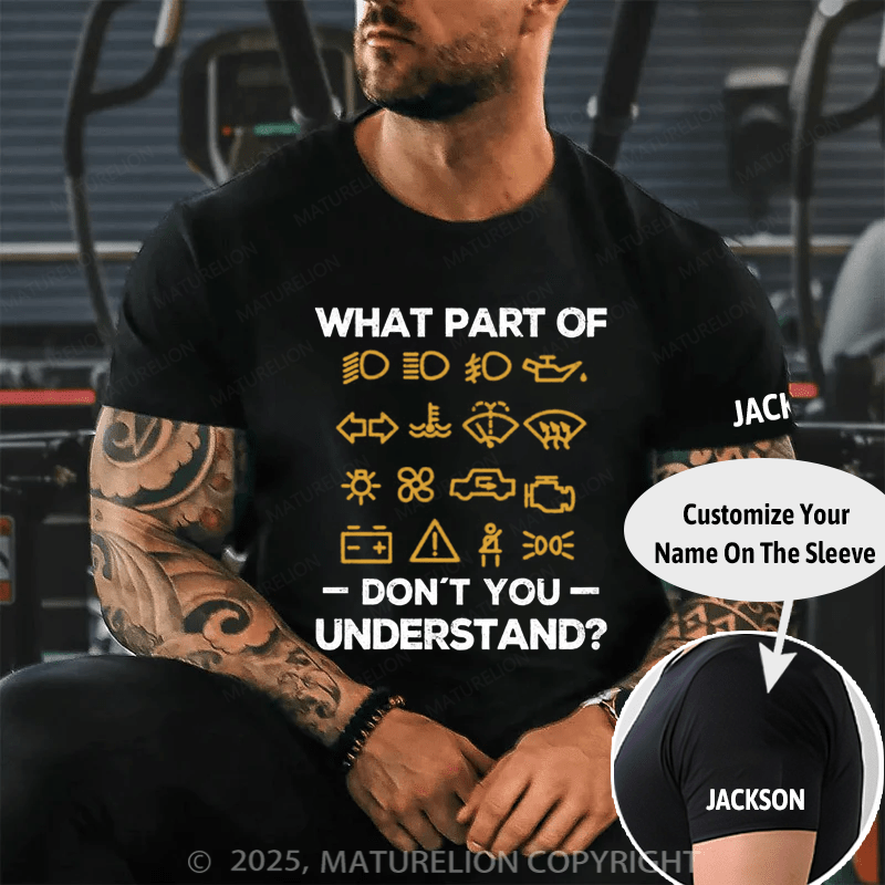Maturelion Men's T-shirt Auto Mechanic Sayings Cotton T-shirt