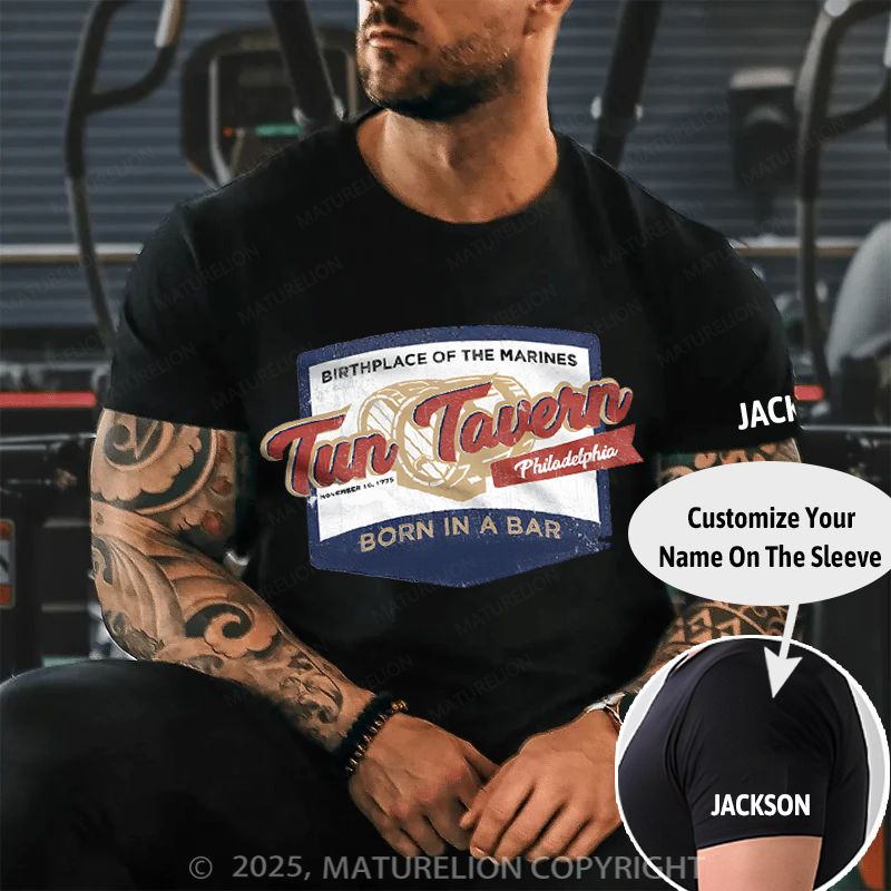 Maturelion Men's T-Shirt Tun Tavern Cask Cotton T-Shirt