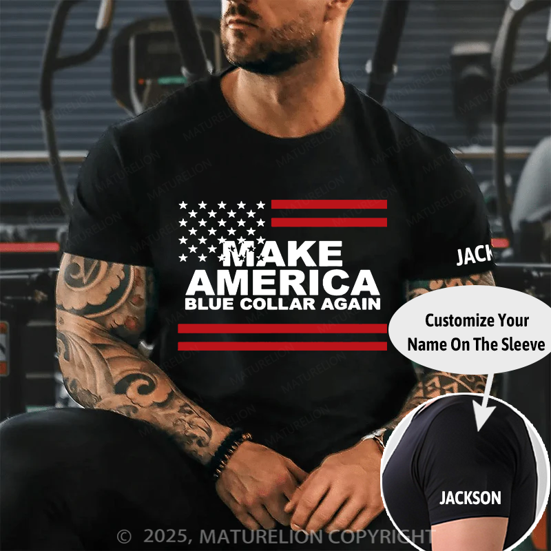 Maturelion Men's T-shirt Great Again Cotton T-shirt