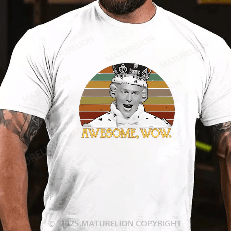 Maturelion Men's T-shirt King George III Hamilton Funny T-Shirt Cotton T-shirt