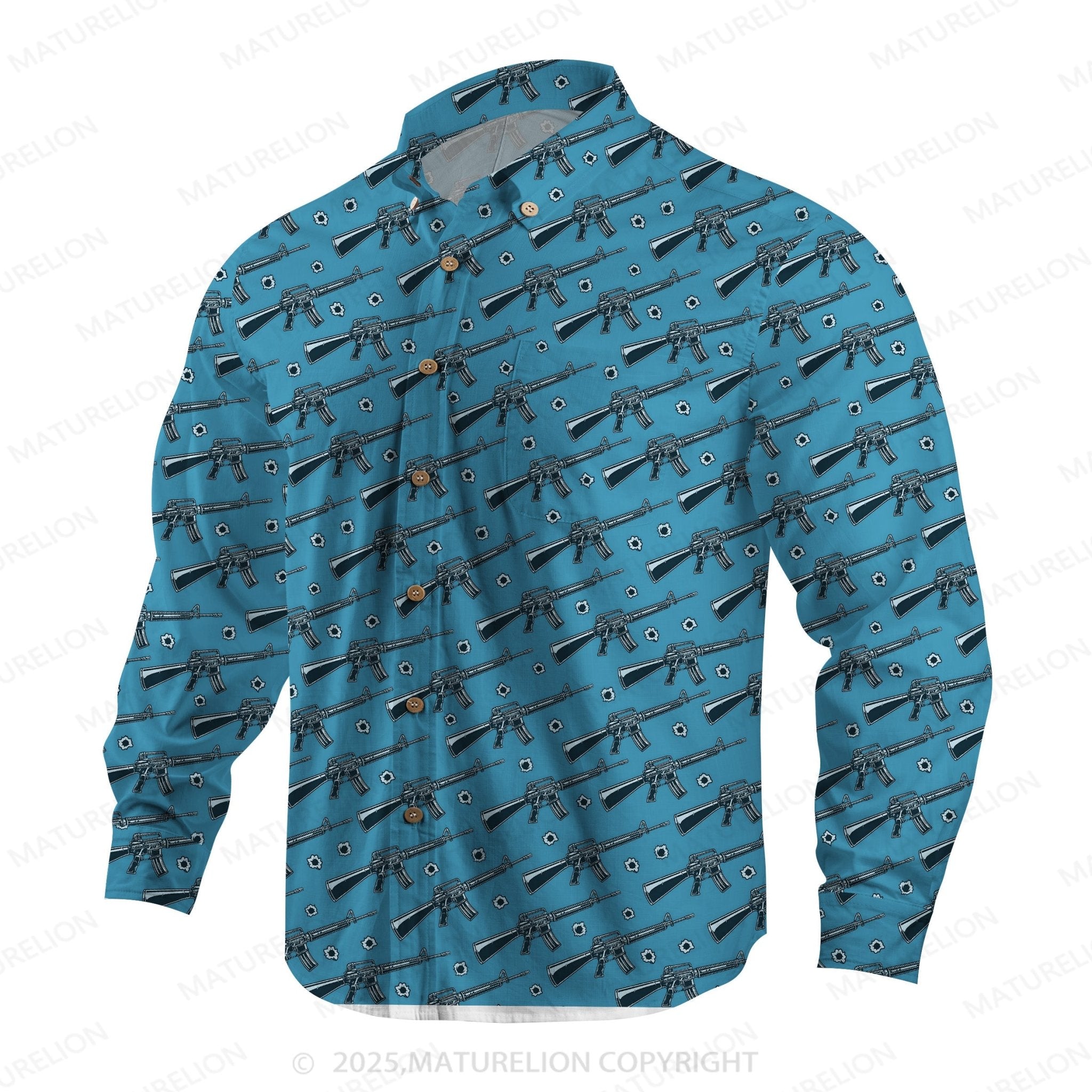 Maturelion Men's Hawaiian Shirt Sunset Paradise Hawaiian Shirt