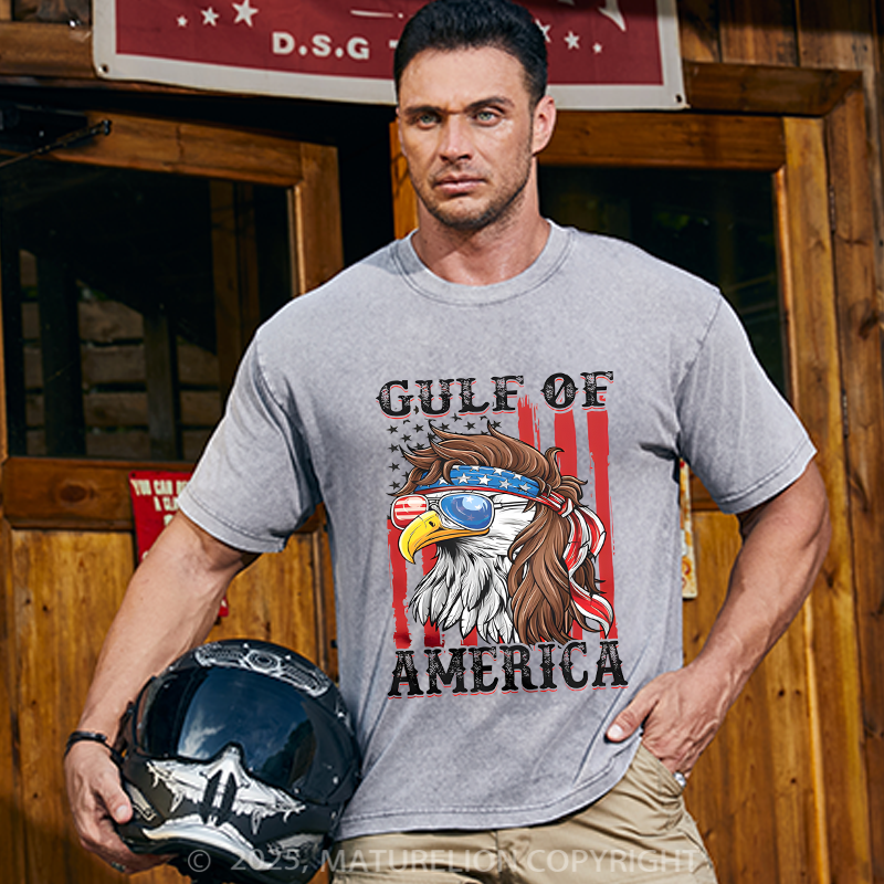 Maturelion Men's T-Shirt Gulf Of Us 4th Of July T-shirt