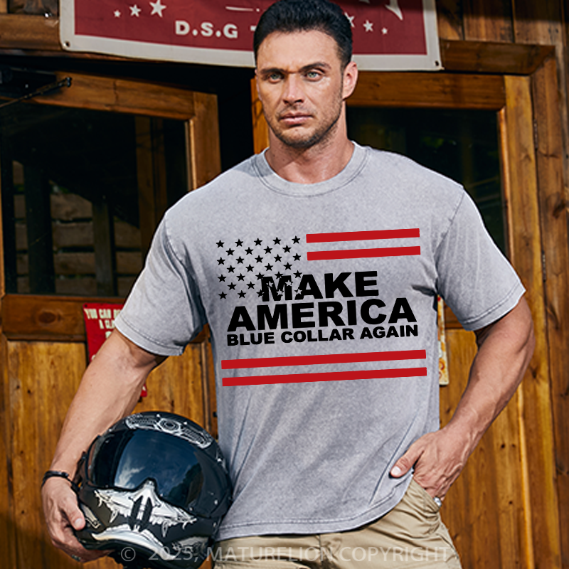 Maturelion Men's T-shirt Great Again Cotton T-shirt