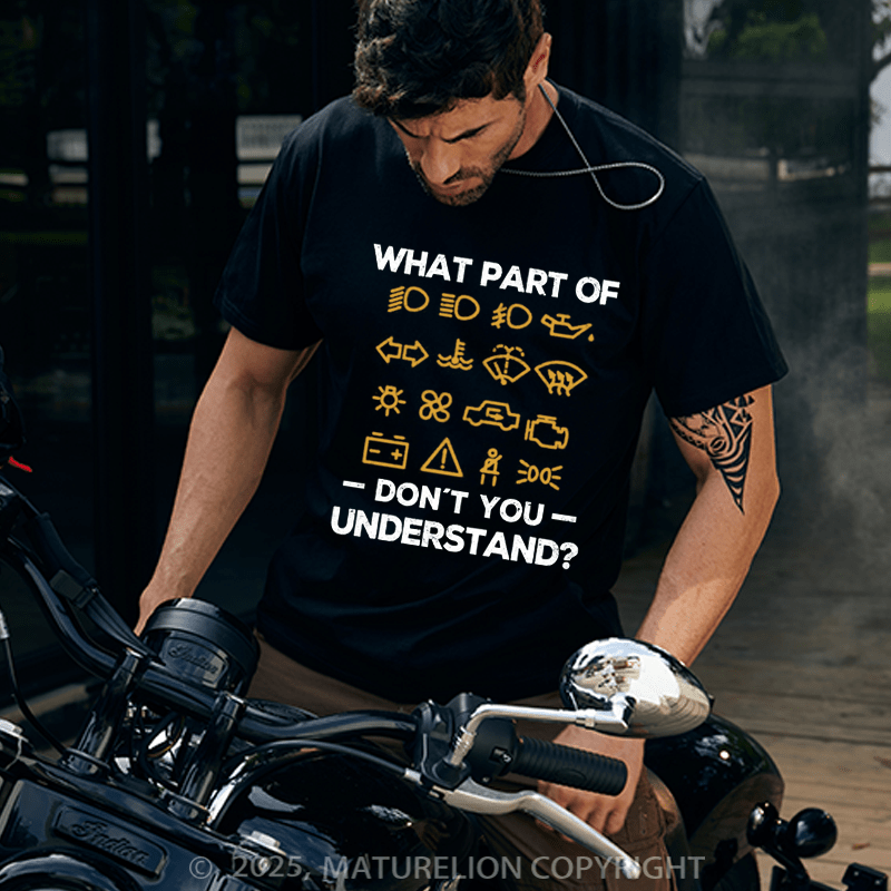 Maturelion Men's T-shirt Auto Mechanic Sayings Cotton T-shirt
