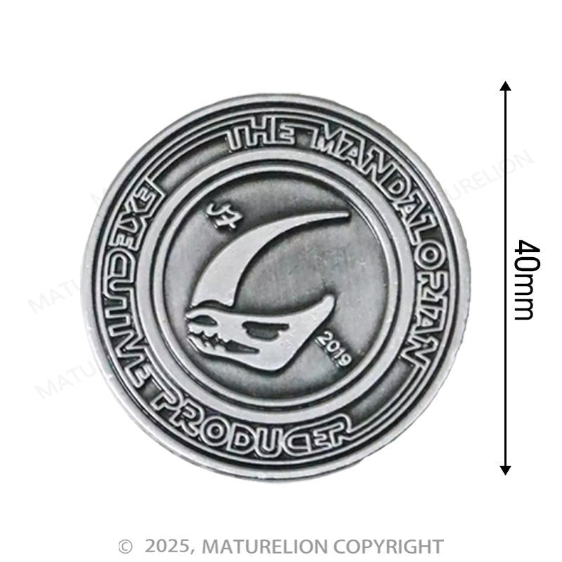 Maturelion Mandalorian Nickel-Silver Commemorative Medallion