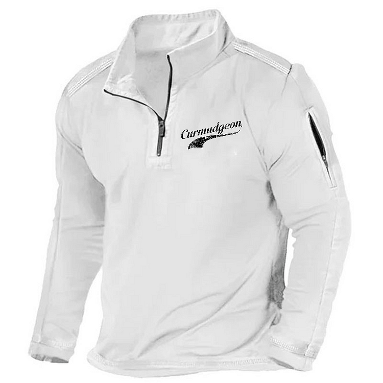 Maturelion Men's Henley Shirt Curmudgeon Henley Shirt