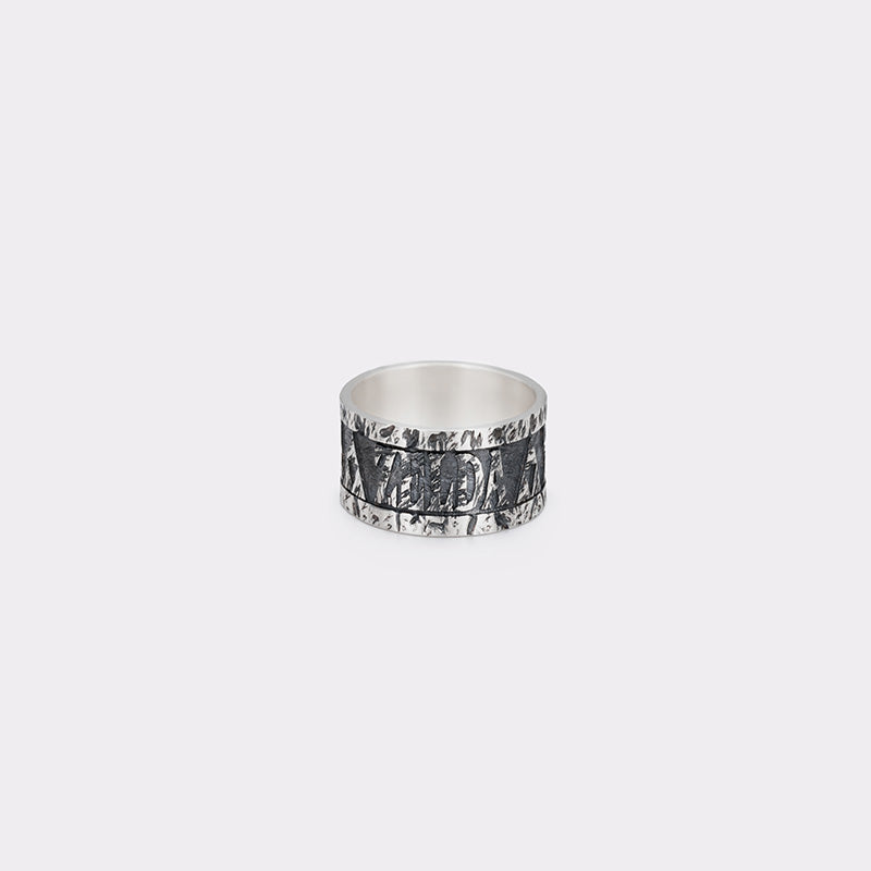 Matuerlion Vintage Engraved Nordic Rune Ring