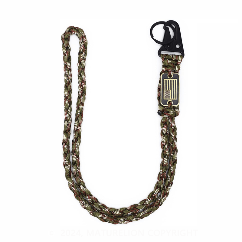 Maturelion Parachute Rope Necklace Keychains