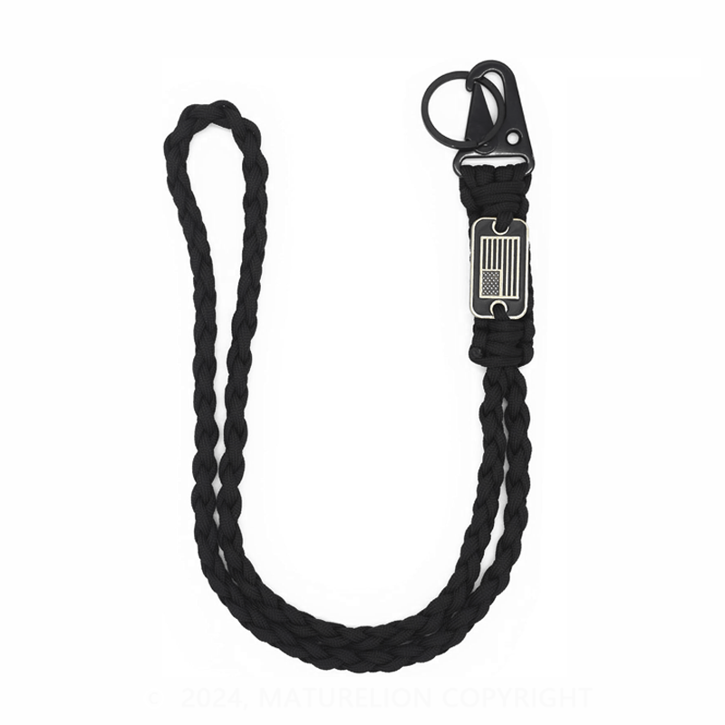 Maturelion Parachute Rope Necklace Keychains