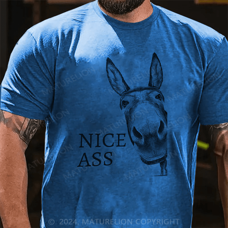 Maturelion Look Nice Ass Cotton T-shirt