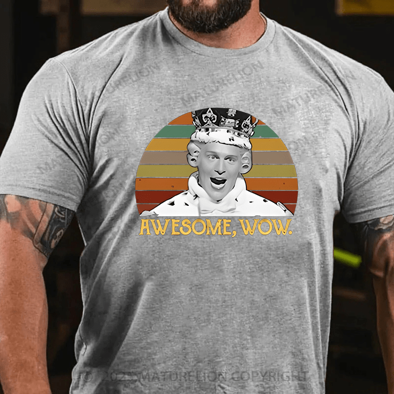 Maturelion Men's T-shirt King George III Hamilton Funny T-Shirt Cotton T-shirt