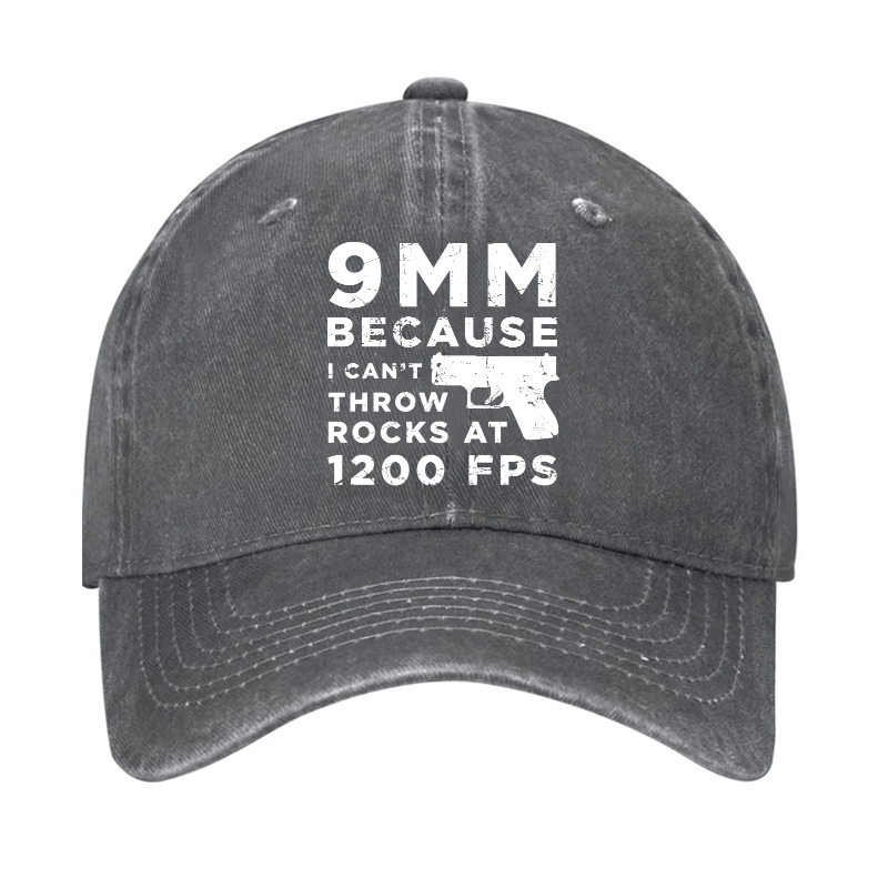 Maturelion Custom Cap 9mm Because I Can't Throw Rocks At 1200 Fps Cap
