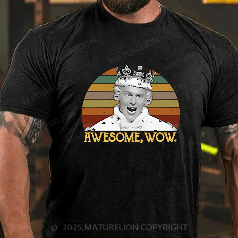 Maturelion Men's T-shirt King George III Hamilton Funny T-Shirt Cotton T-shirt