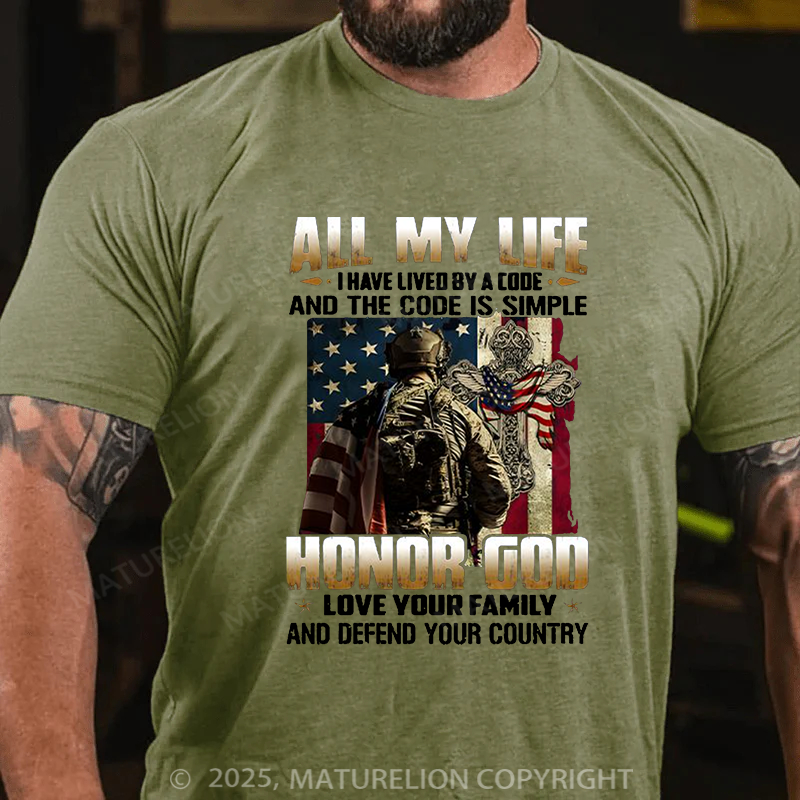 Maturelion Men's T-shirt U.S Veteran T-Shirt ! Order Here Cotton T-shirt