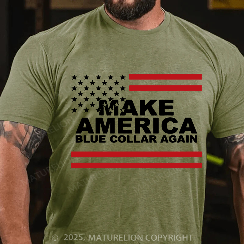 Maturelion Men's T-shirt Great Again Cotton T-shirt