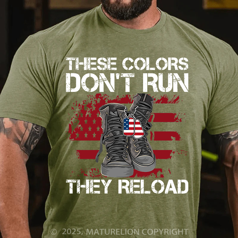 Maturelion Men's T-Shirt America Veteran Essential Cotton T-Shirt