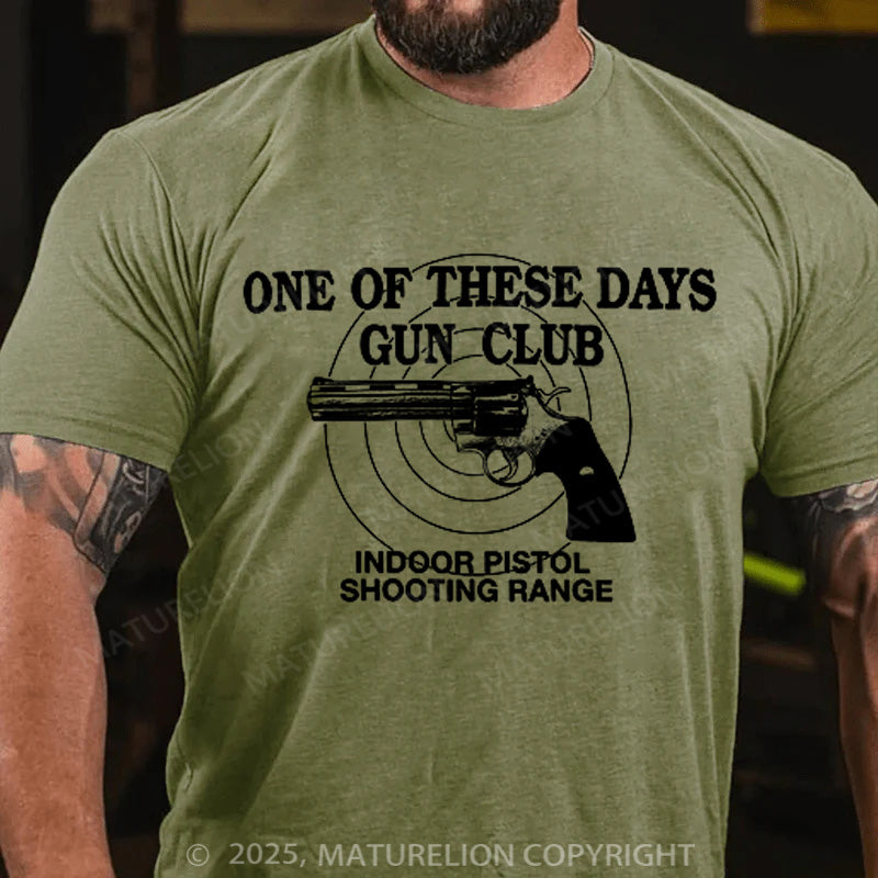 Maturelion Men's T-shirt One Of These Days Cotton T-shirt