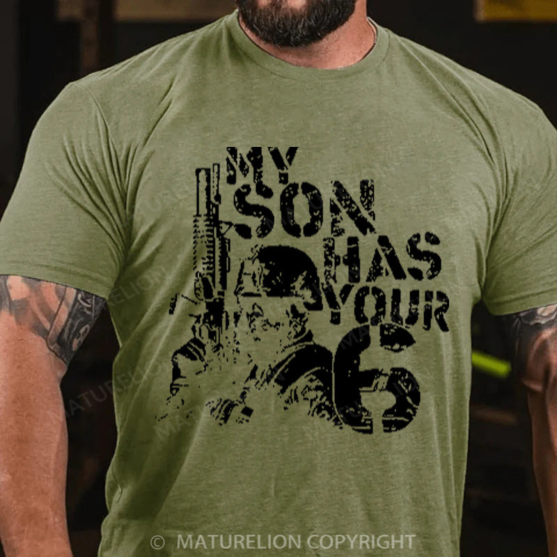 Maturelion Men's T-shirt Son 6 Cotton T-shirt