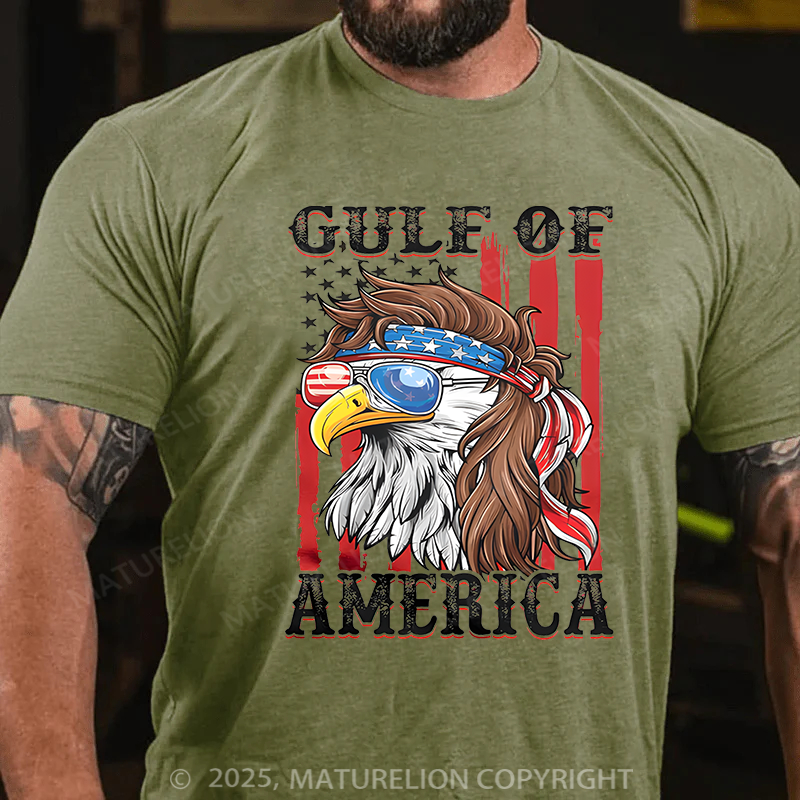 Maturelion Men's T-Shirt Gulf Of Us 4th Of July T-shirt