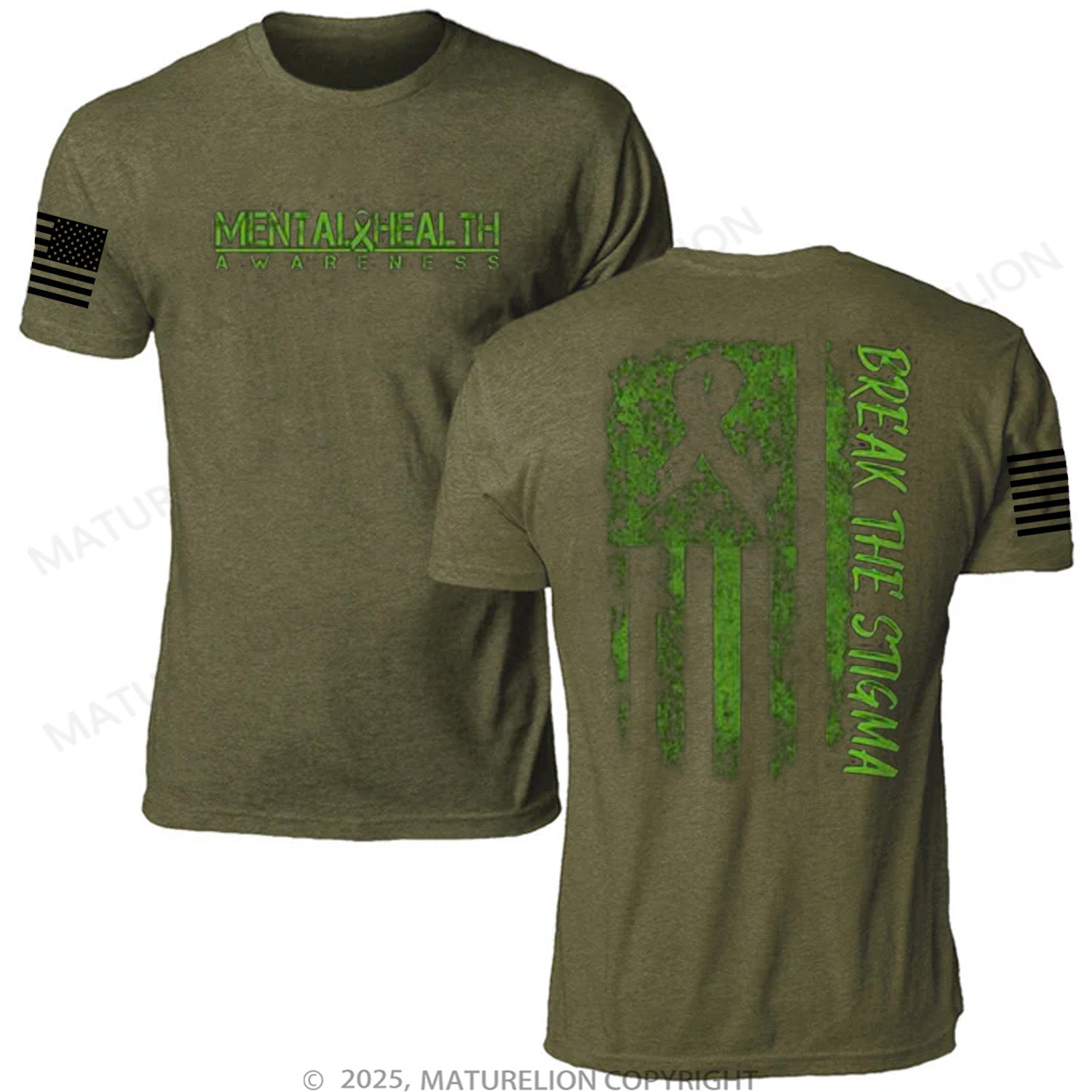Maturelion Unisex T-Shirt Break The Stigma Memorial T-shirt