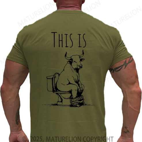 Maturelion Men's T-shirt this is bullshit Cotton T-shirt