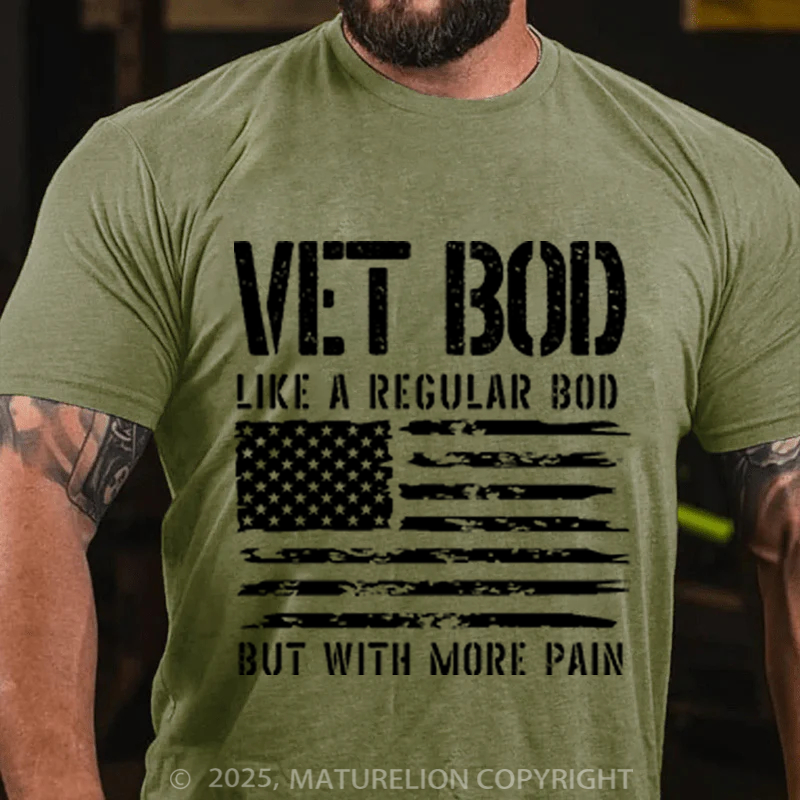 Maturelion Men's T-Shirt VET Bod Cotton T-Shirt