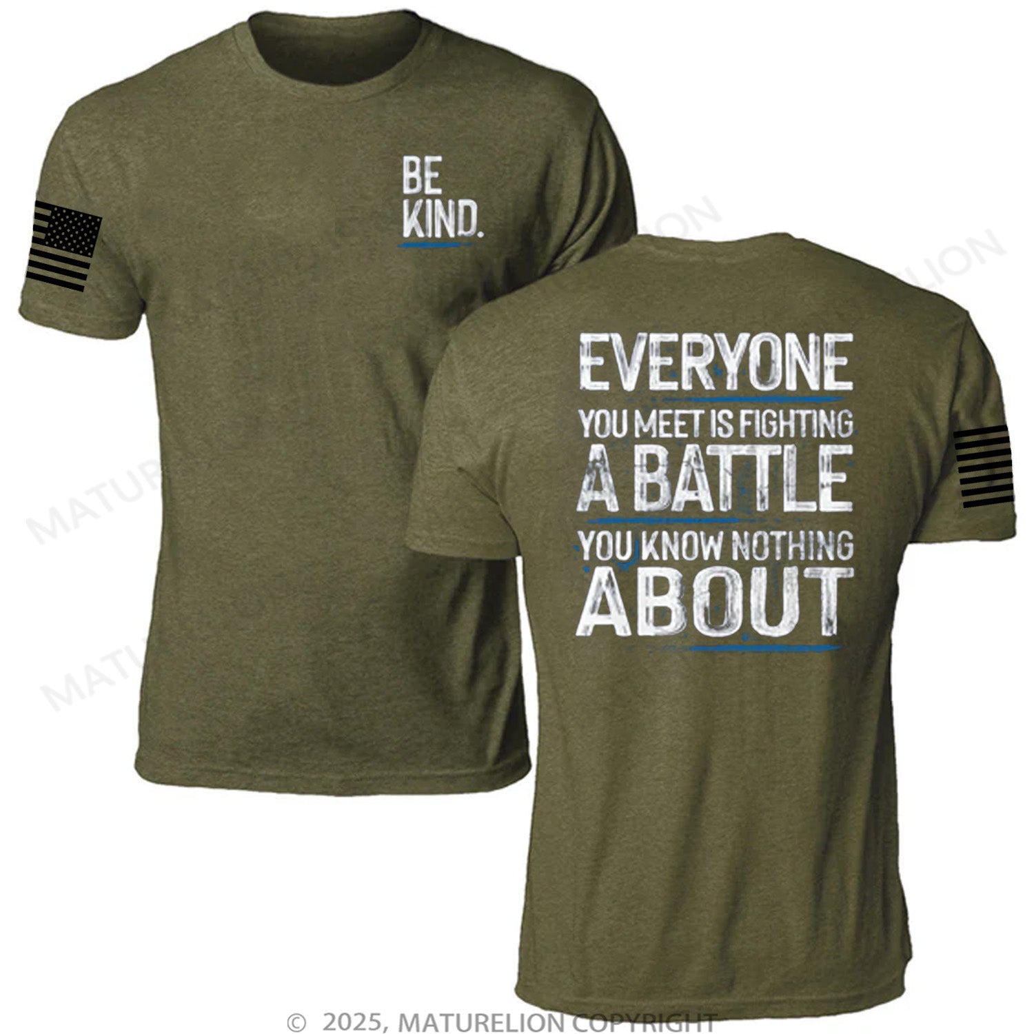 Maturelion Unisex T-Shirt Be Kind Memorial T-shirt