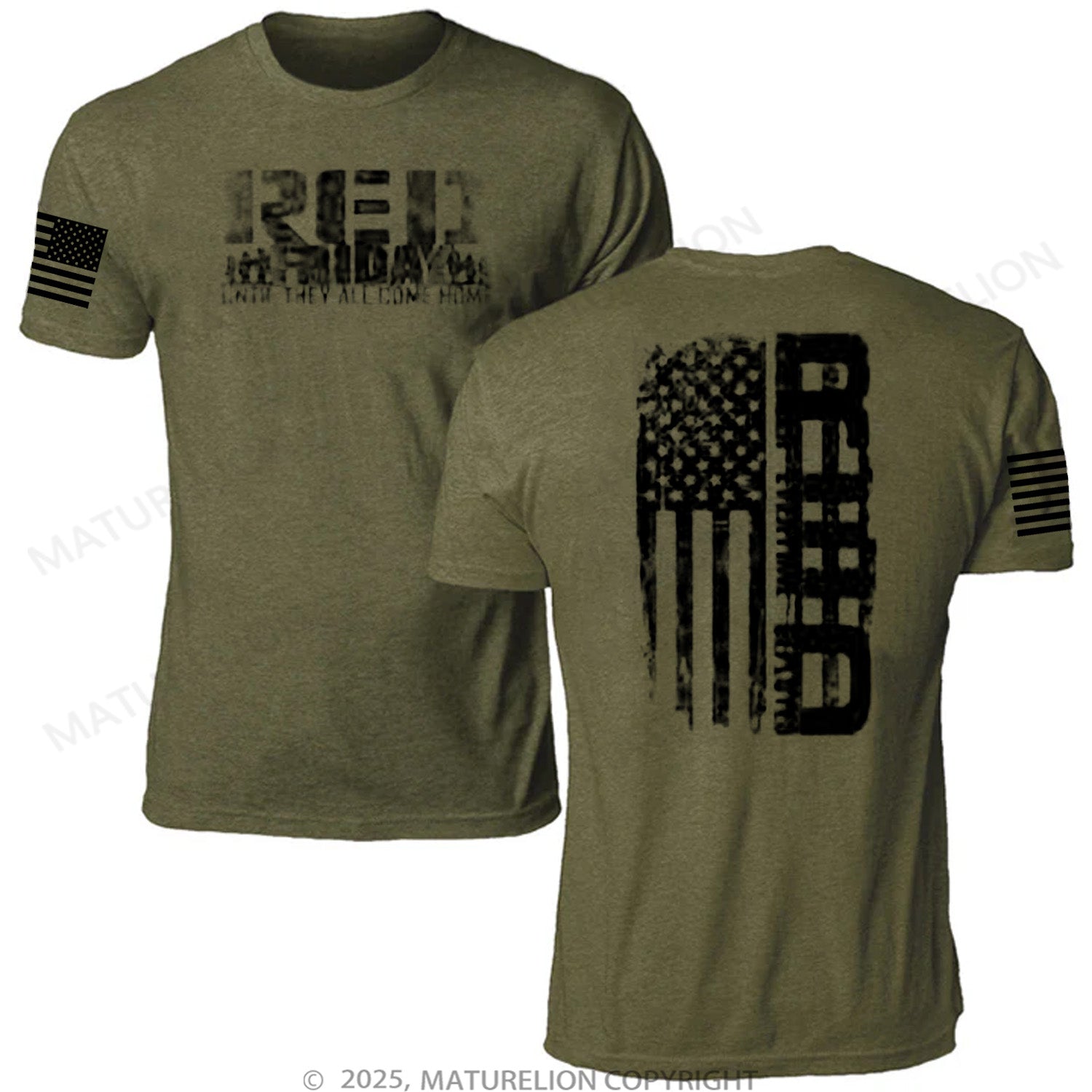 Maturelion Unisex T-Shirt Until They All Come Home Memorial T-shirt