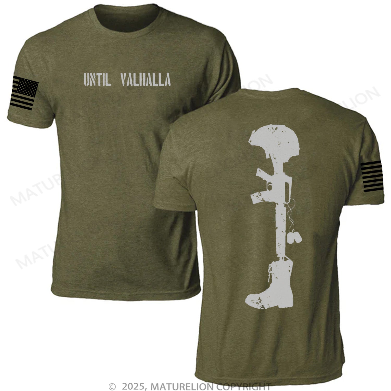 Maturelion Unisex T-Shirt Until Valhalla Memorial T-shirt