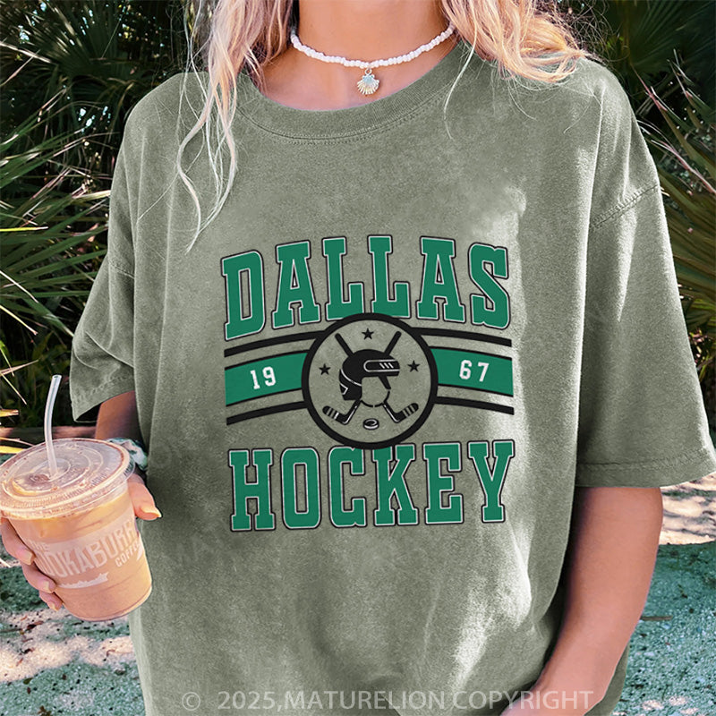 Maturelion Women's T-shirt Dallas Star DTG Washed T-shirt