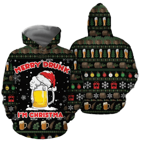 Maturelion Christmas Skull All Over Print 3D Hoodie