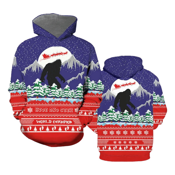 Maturelion Christmas Skull All Over Print 3D Hoodie