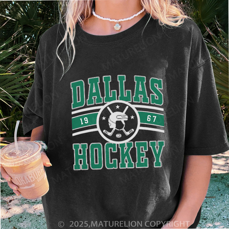 Maturelion Women's T-shirt Dallas Star DTG Washed T-shirt