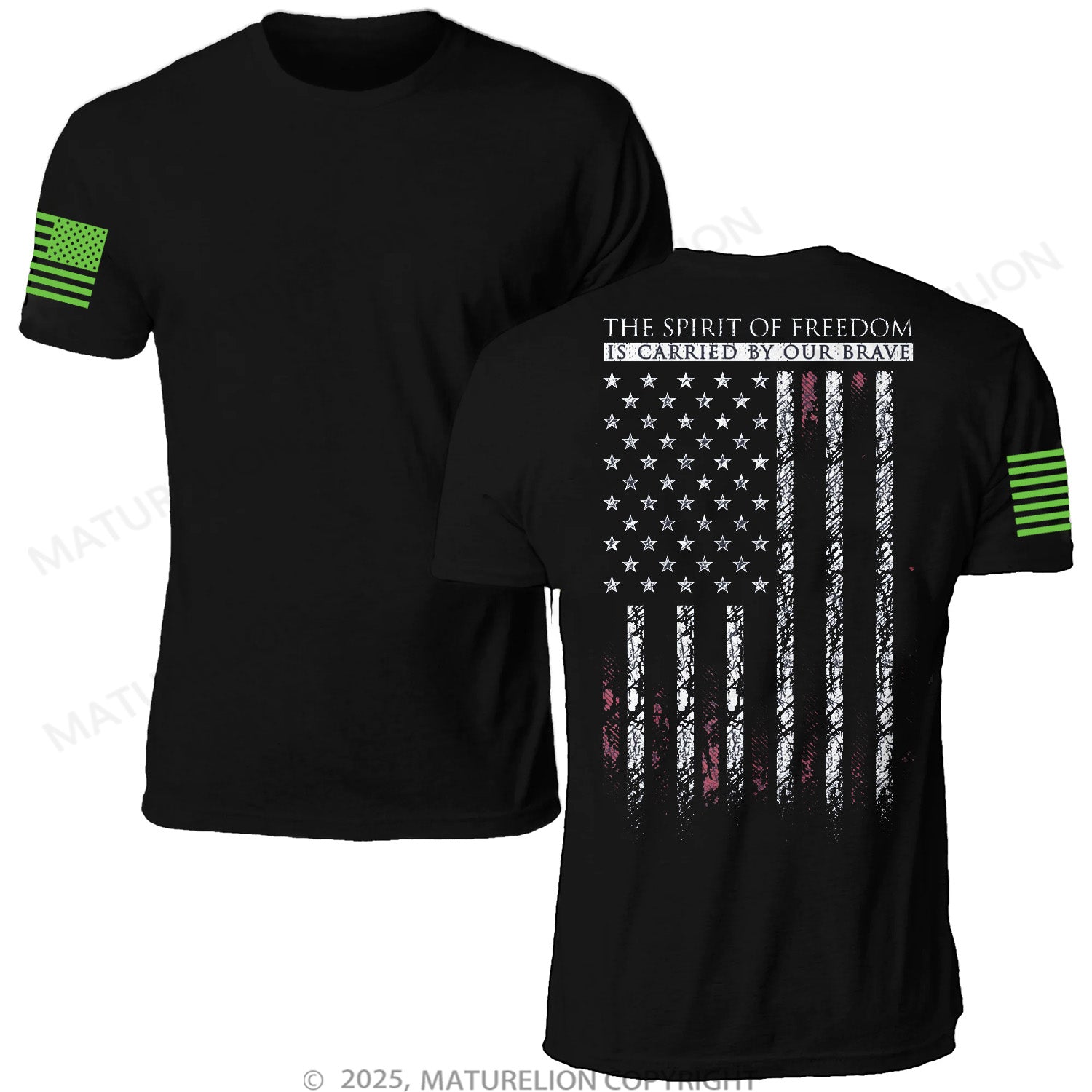 Maturelion Unisex T-Shirt Carried By Our Brave Memorial T-shirt