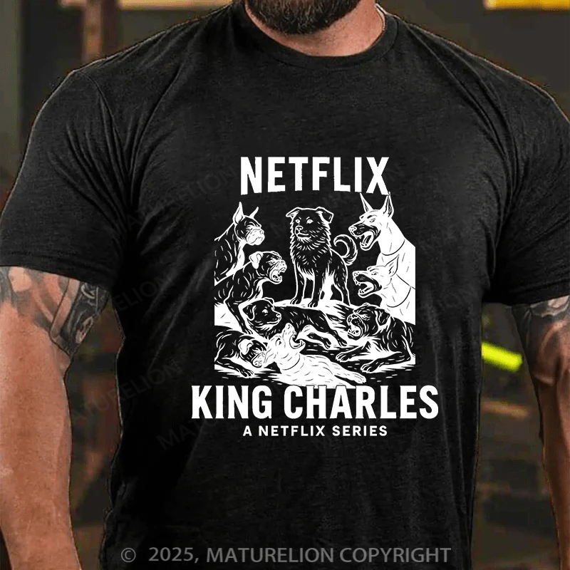 Maturelion Men's T-shirt KING CHARLES Cotton T-shirt