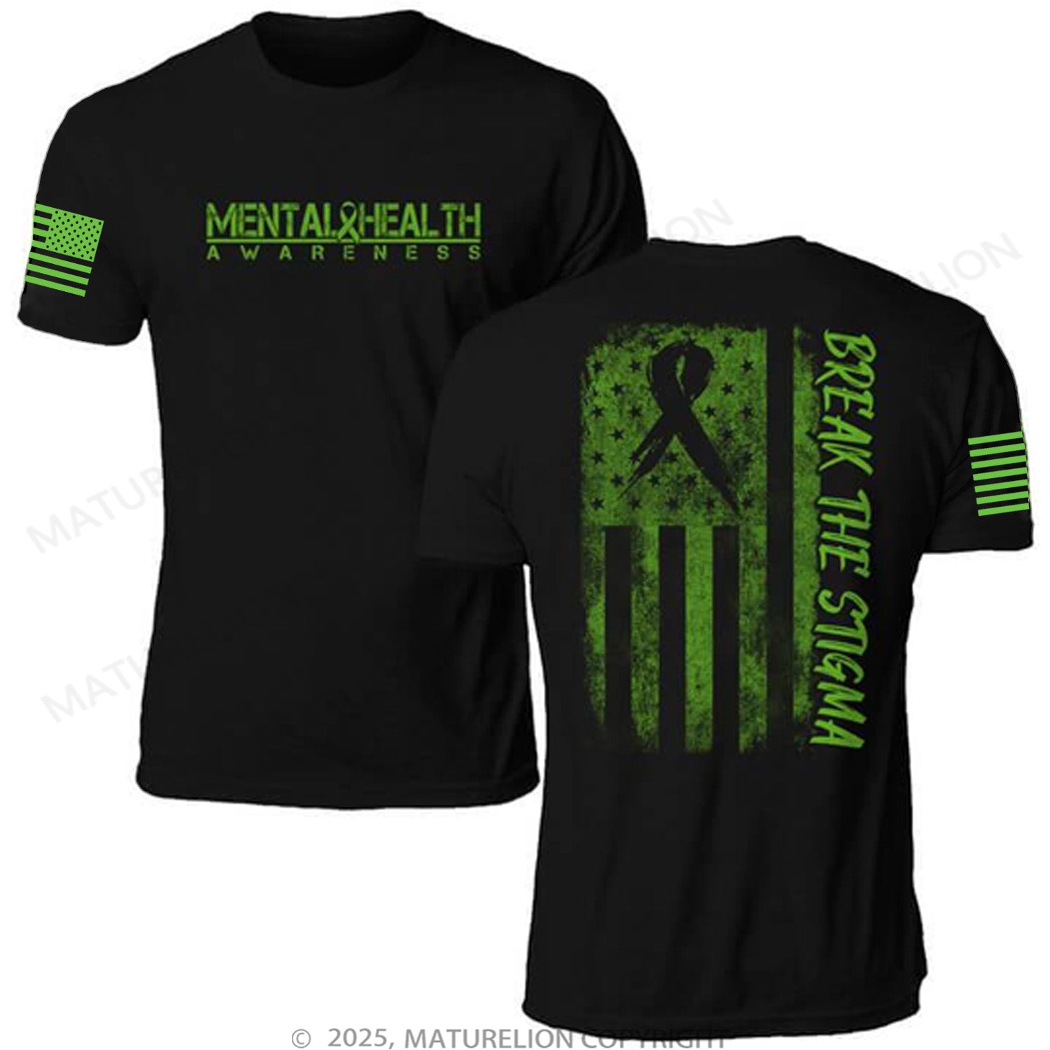 Maturelion Unisex T-Shirt Break The Stigma Memorial T-shirt