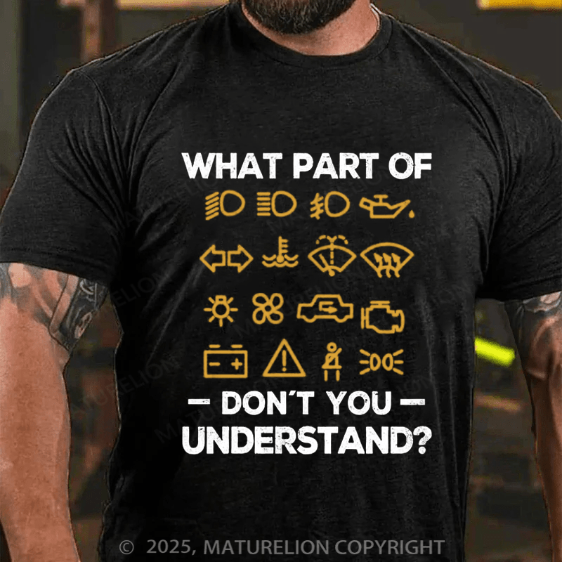 Maturelion Men's T-shirt Auto Mechanic Sayings Cotton T-shirt