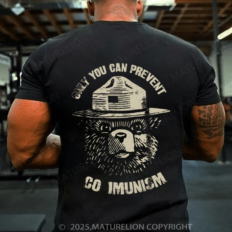 Maturelion Men's T-Shirt Only You Can Prevent Communism Cotton?T-Shirt