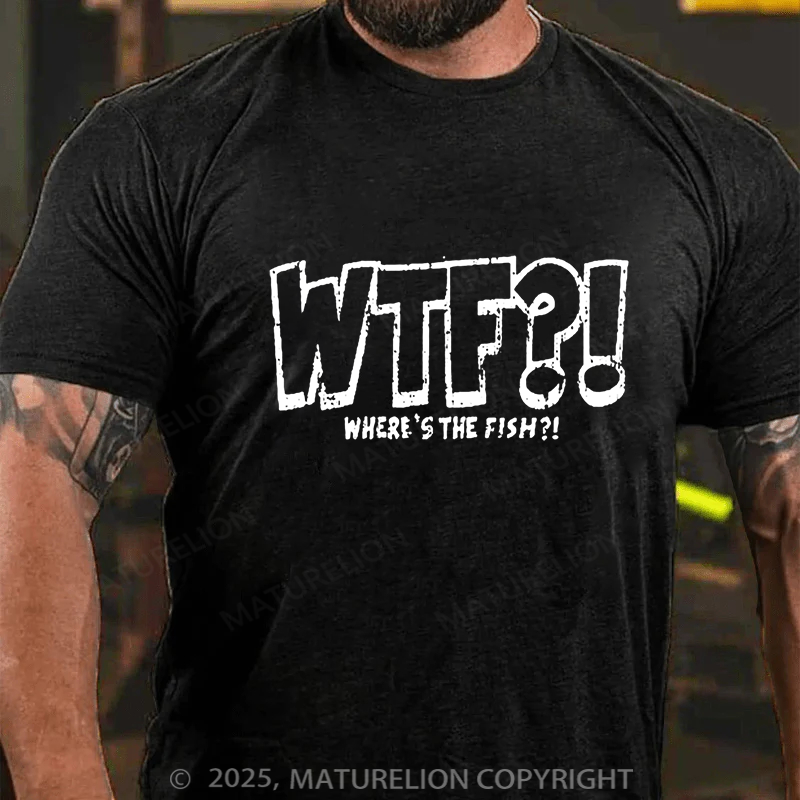 Maturelion Men's T-shirt Whiskey Tango Foxtrot Cotton T-shirt