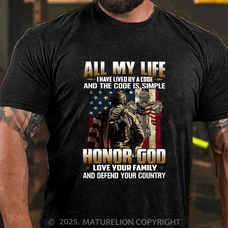 Maturelion Men's T-shirt U.S Veteran T-Shirt ! Order Here Cotton T-shirt
